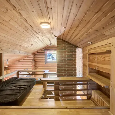Villa Laavu 15 Original Log With Sauna Pyhatunturi
