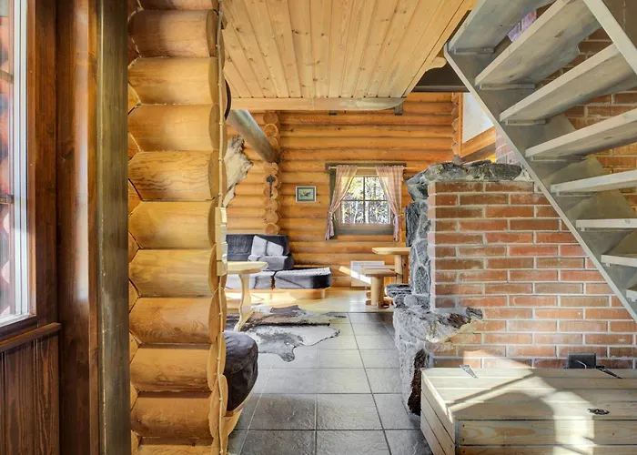 Villa Laavu 15 Original Log With Sauna Pyhätunturi