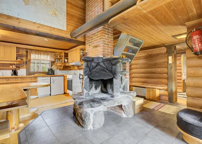 Villa Laavu 15 Original Log With Sauna *