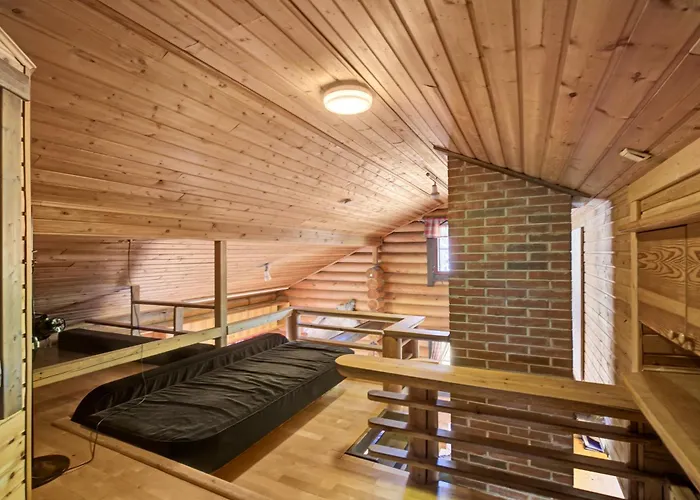 Laavu 15 Original Log With Sauna 빌라 *