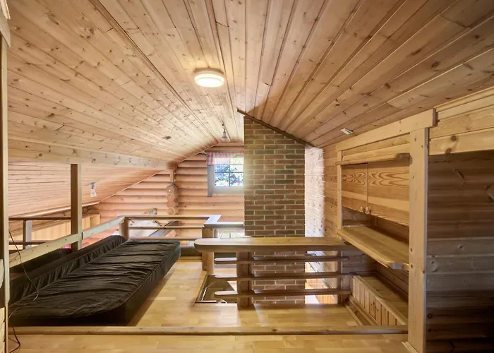 Villa Laavu 15 Original Log With Sauna Pyhätunturi