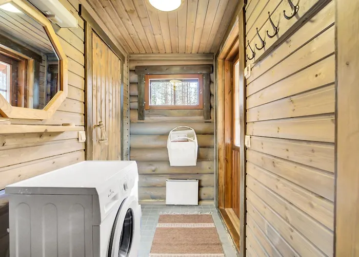 Laavu 15 Original Log With Sauna 빌라