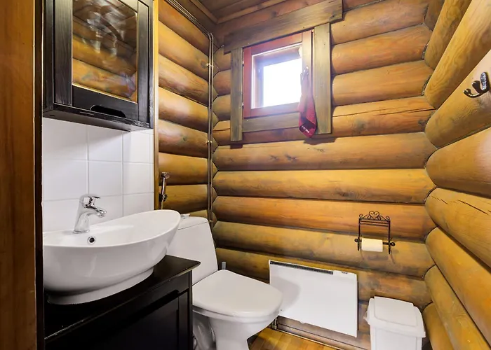 Laavu 15 Original Log With Sauna 빌라 *